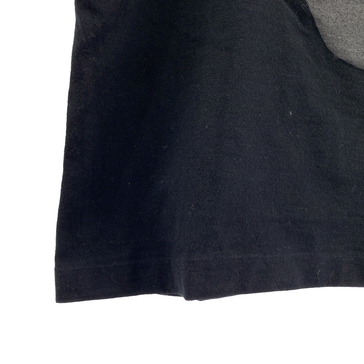 BLACK COMME des GARCONS / ブラックコムデギャルソン | 2015SS | リッププリント クルーネックカットソー | S | ブラック/レッド | レディース