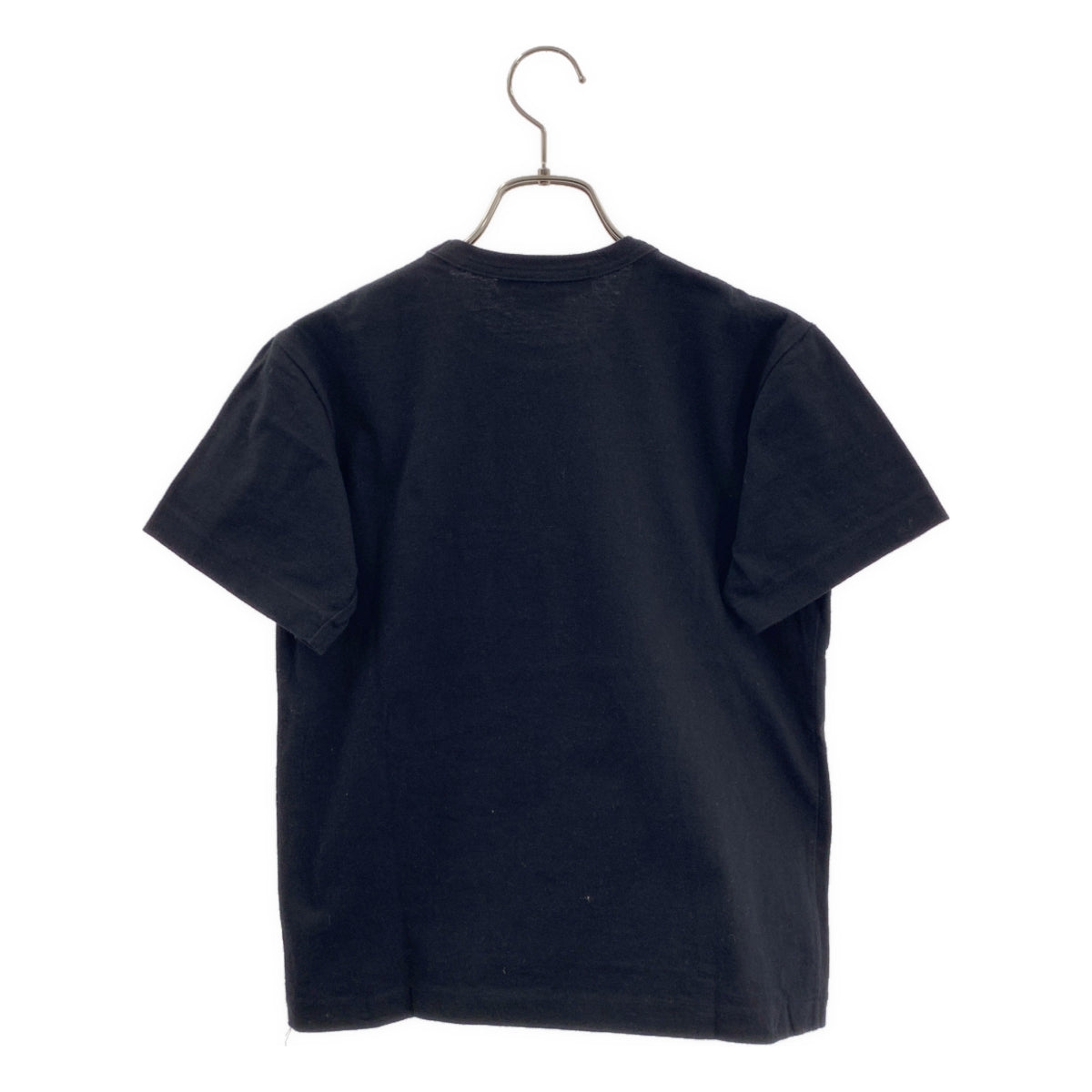 BLACK COMME des GARCONS / ブラックコムデギャルソン | 2015SS | リッププリント クルーネックカットソー | S | ブラック/レッド | レディース