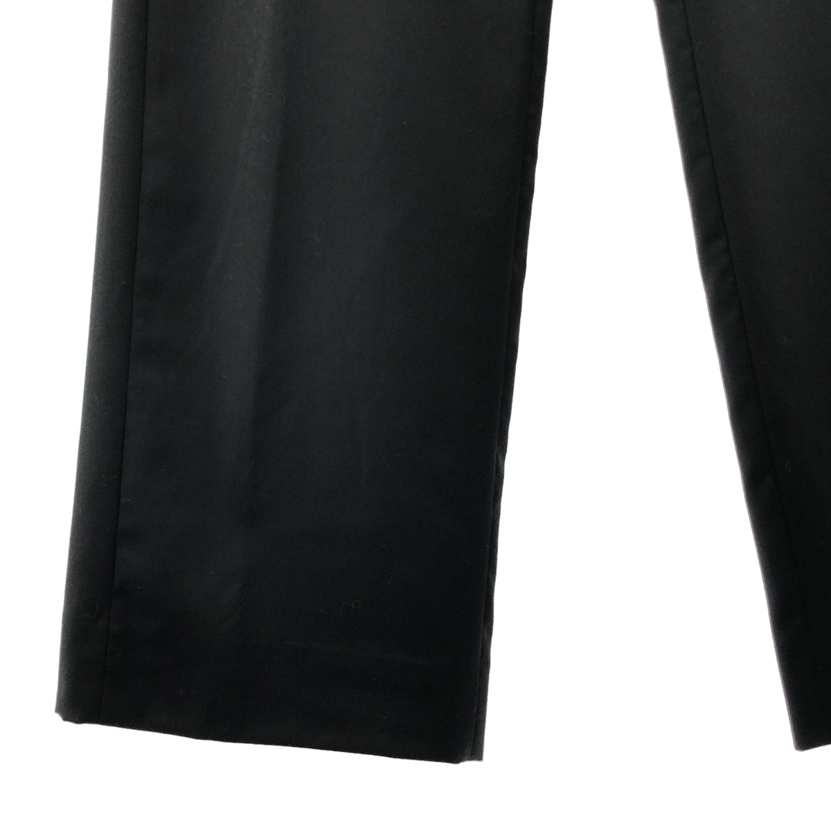 【美品】  ANN DEMEULEMEESTER / アンドゥムルメステール | 2024AW | Linna High Comfort Trousers / ベルテッド ワイド スラックス パンツ | 36 | ブラック | メンズ