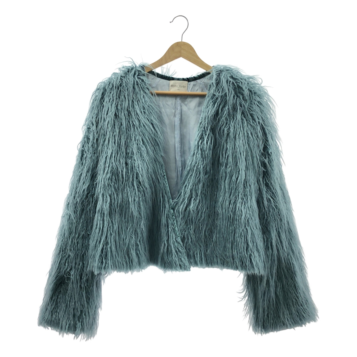 forte_forte / 強化強化 |生態皮草無領夾克|