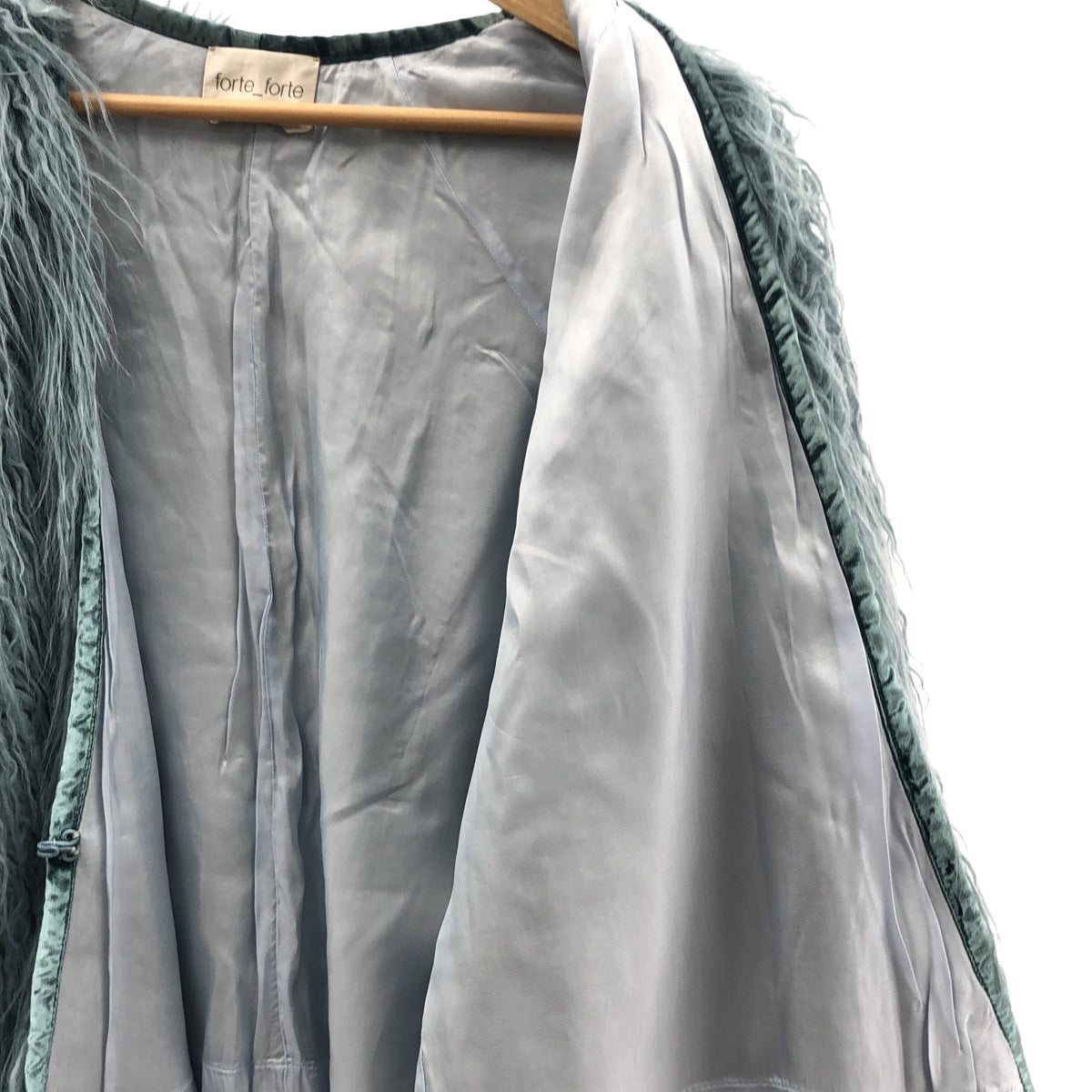 forte_forte / 強化強化 |生態皮草無領夾克|
