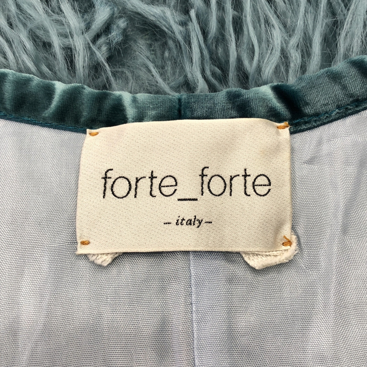 forte_forte / フォルテフォルテ | エコファー ノーカラージャケット |