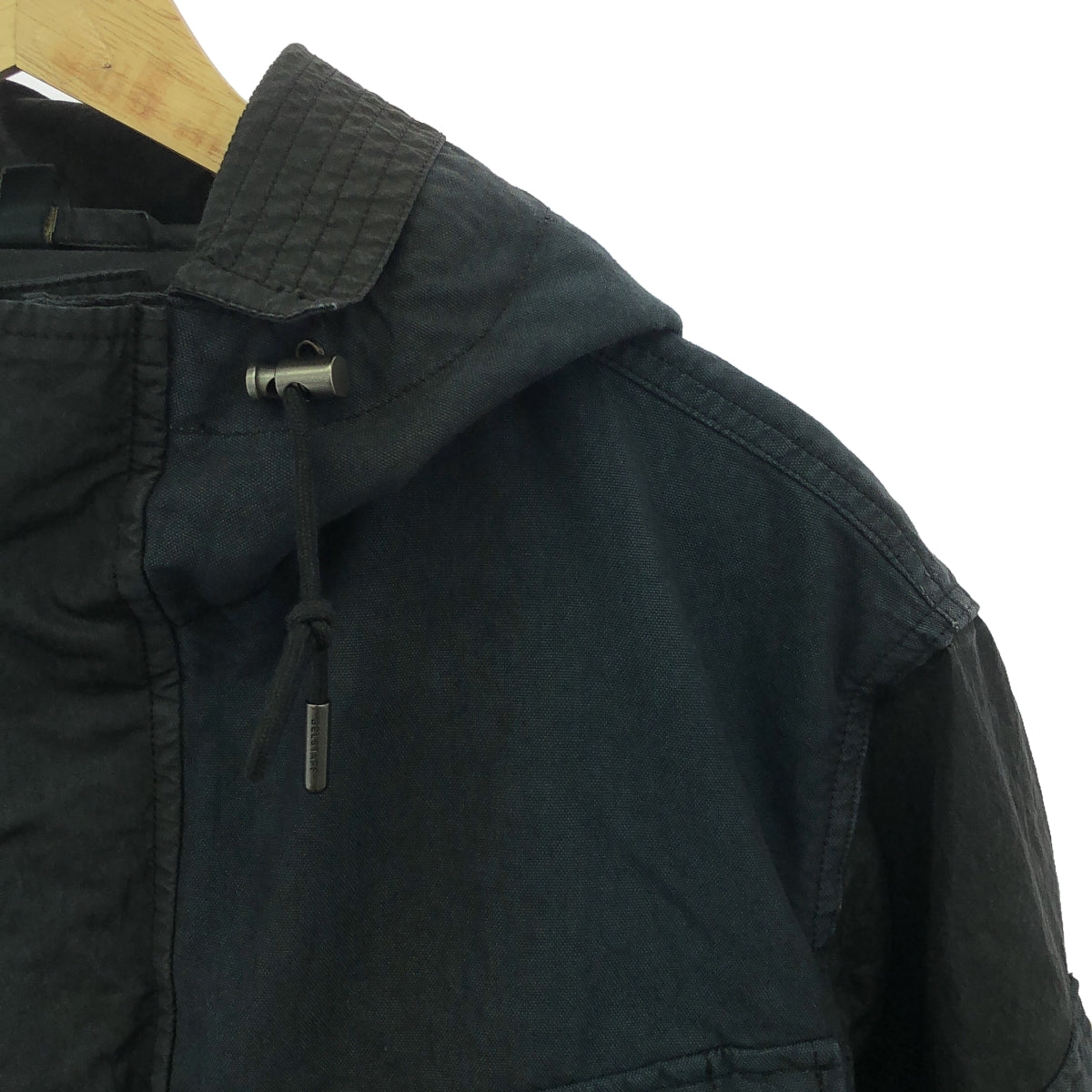Belstaff / ベルスタッフ | CANTEEN PARKA キャンティーン パーカー | 52 | ブラック / ダークネイビー | メンズ