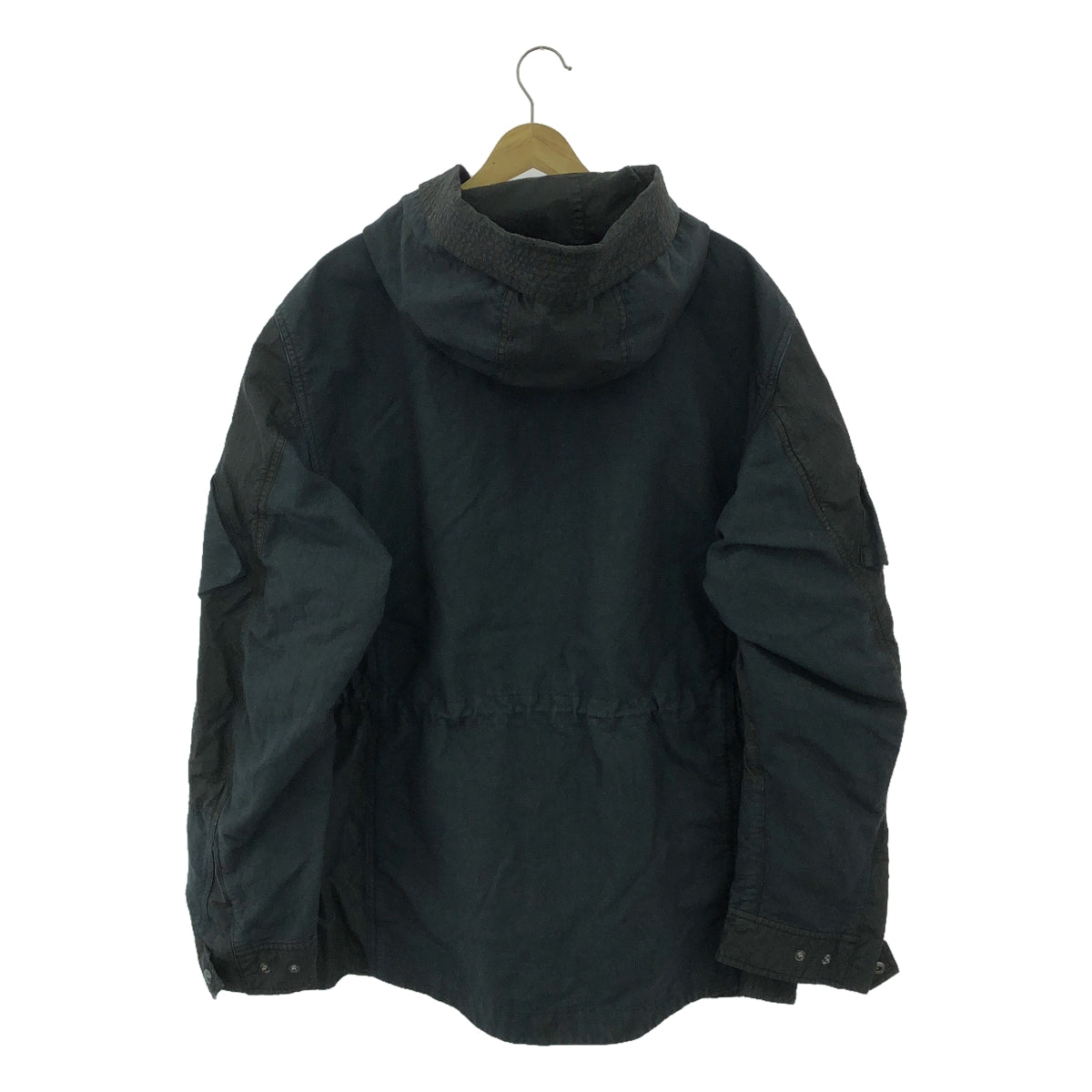 Belstaff / ベルスタッフ | CANTEEN PARKA キャンティーン パーカー | 52 | ブラック / ダークネイビー | メンズ