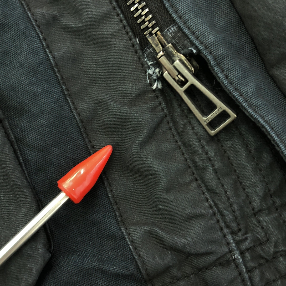 Belstaff / ベルスタッフ | CANTEEN PARKA キャンティーン パーカー | 52 | ブラック / ダークネイビー | メンズ