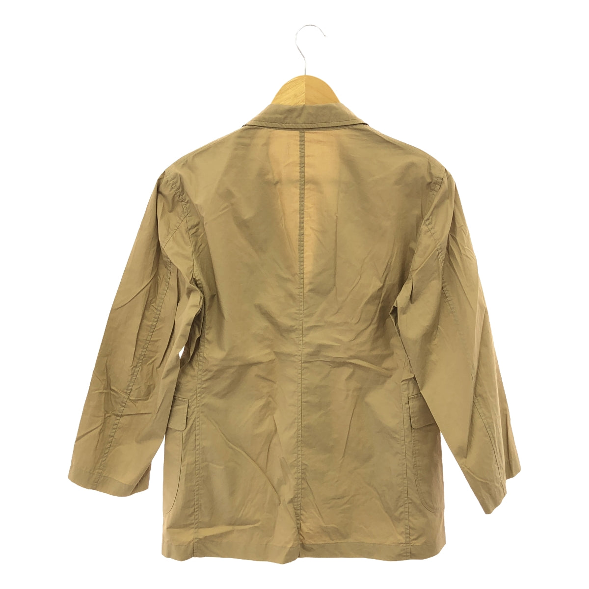 District UNITED ARROWS | Cotton Typewriter 3B Tailored Jacket | 44 | Beige | Men's