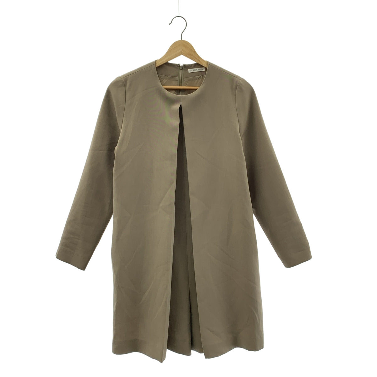 ESTNATION / エストネーション | ウール混 フロントタック ショートオールインワン | 38 | レディース