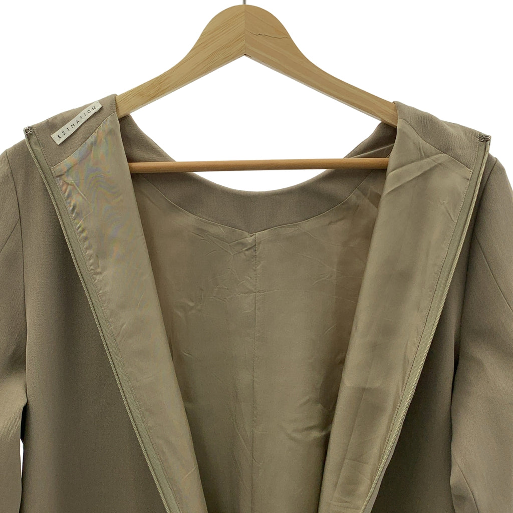 ESTNATION / エストネーション | ウール混 フロントタック ショートオールインワン | 38 | レディース