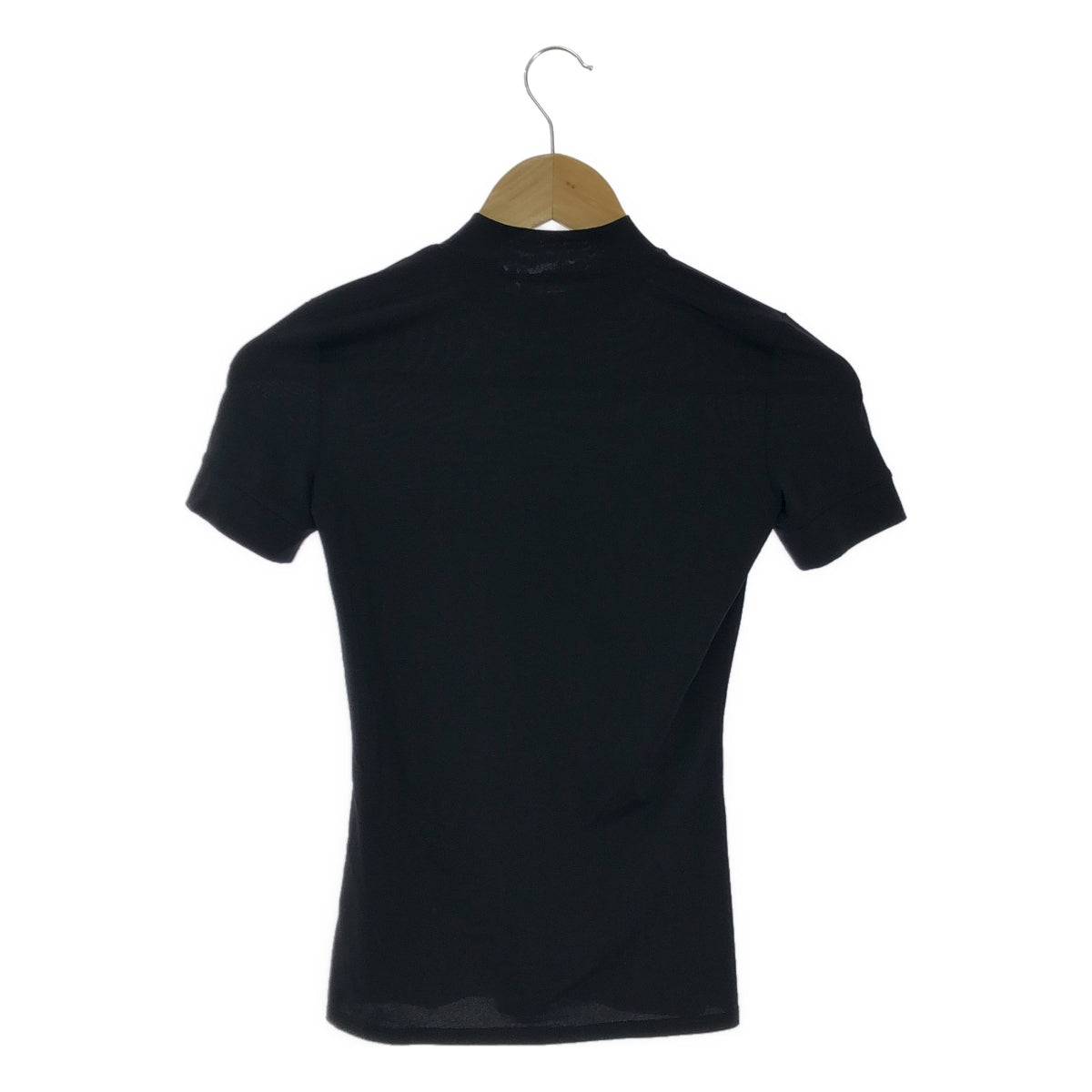 [Good Condition] THE ROW | High-neck stretch top cut-and-sew | XS | Black | Women's