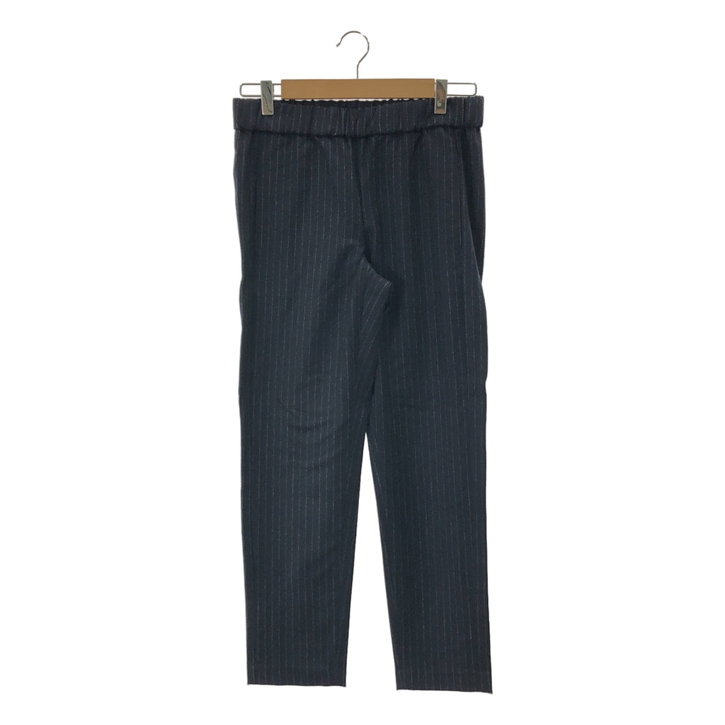 Theory | 羊毛條紋彈性腰休閒褲 | S碼 | 女款