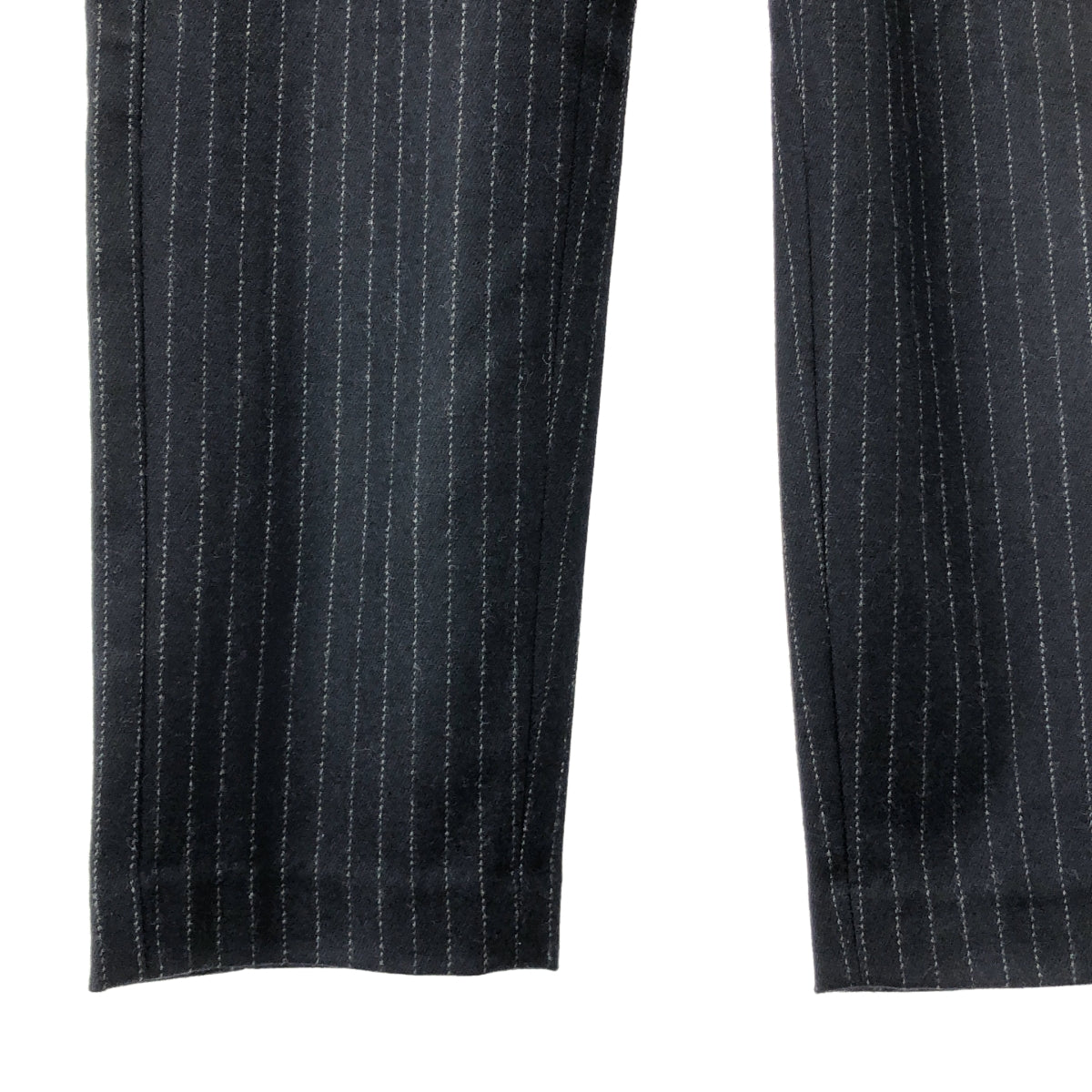 theory / セオリー | ウール ストライプ ウエストゴム イージー パンツ | S | レディース