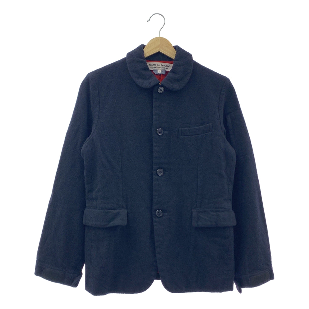 COMME des GARCONS | 2015 秋冬 | 後背透氣圓領羊毛夾克，帶網眼襯裡 | 尺寸 S |