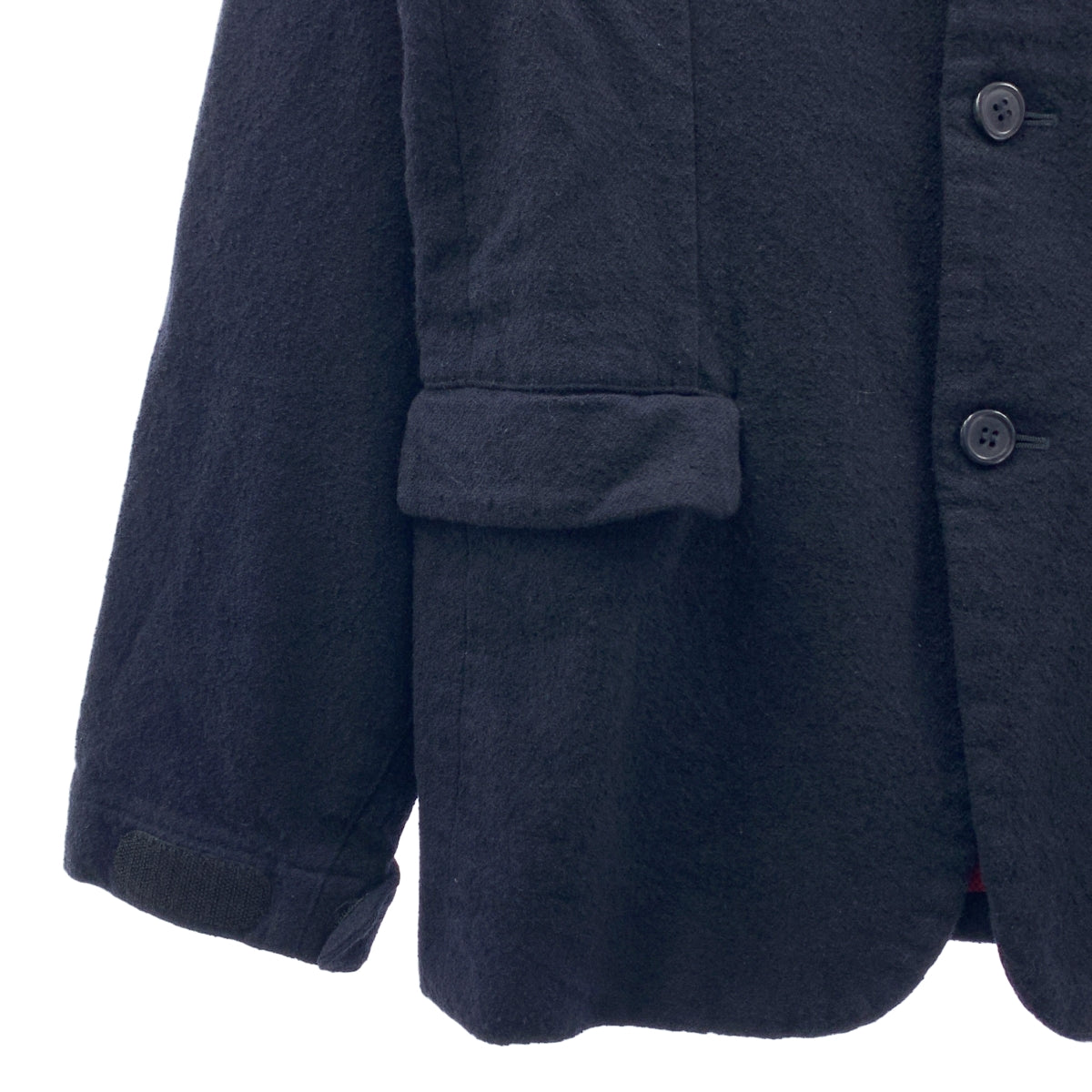 COMME des GARCONS | 2015 秋冬 | 後背透氣圓領羊毛夾克，帶網眼襯裡 | 尺寸 S |