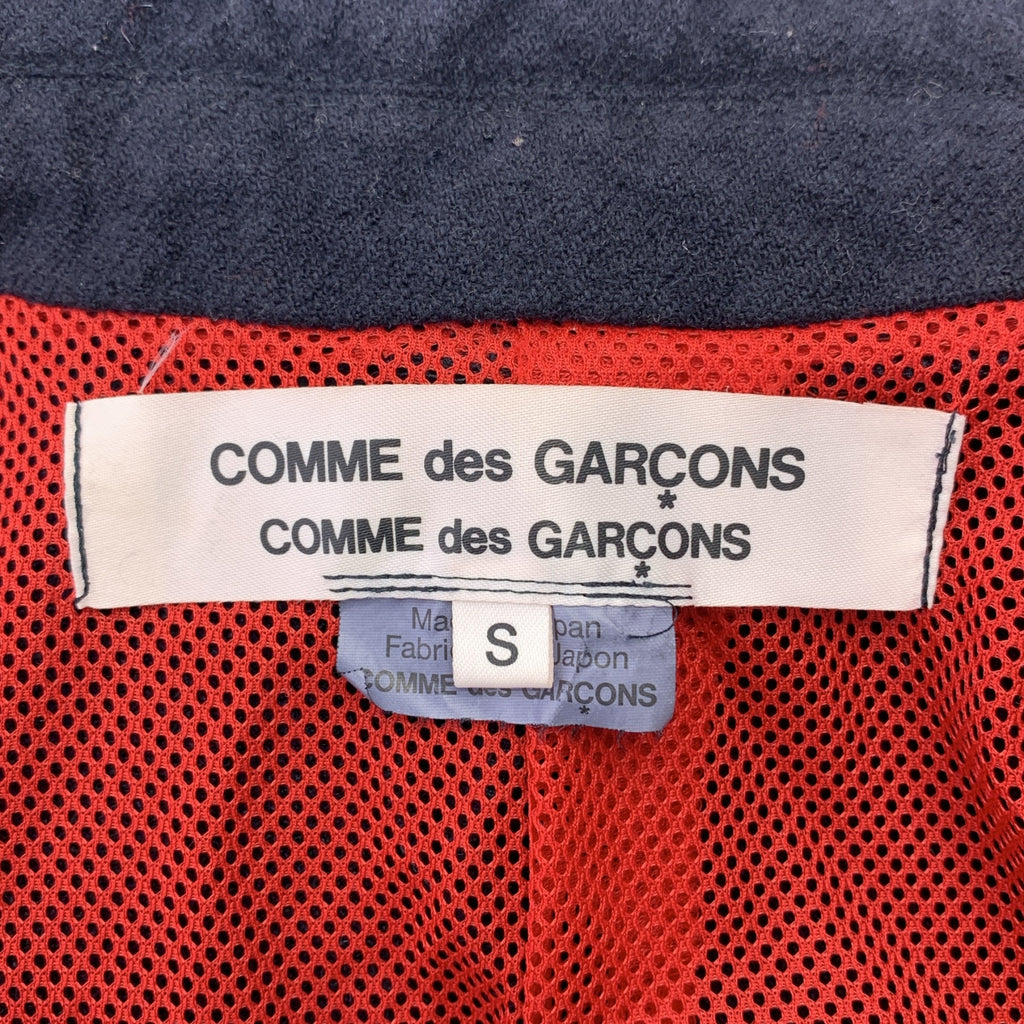 COMME des GARCONS | 2015 秋冬 | 後背透氣圓領羊毛夾克，帶網眼襯裡 | 尺寸 S |