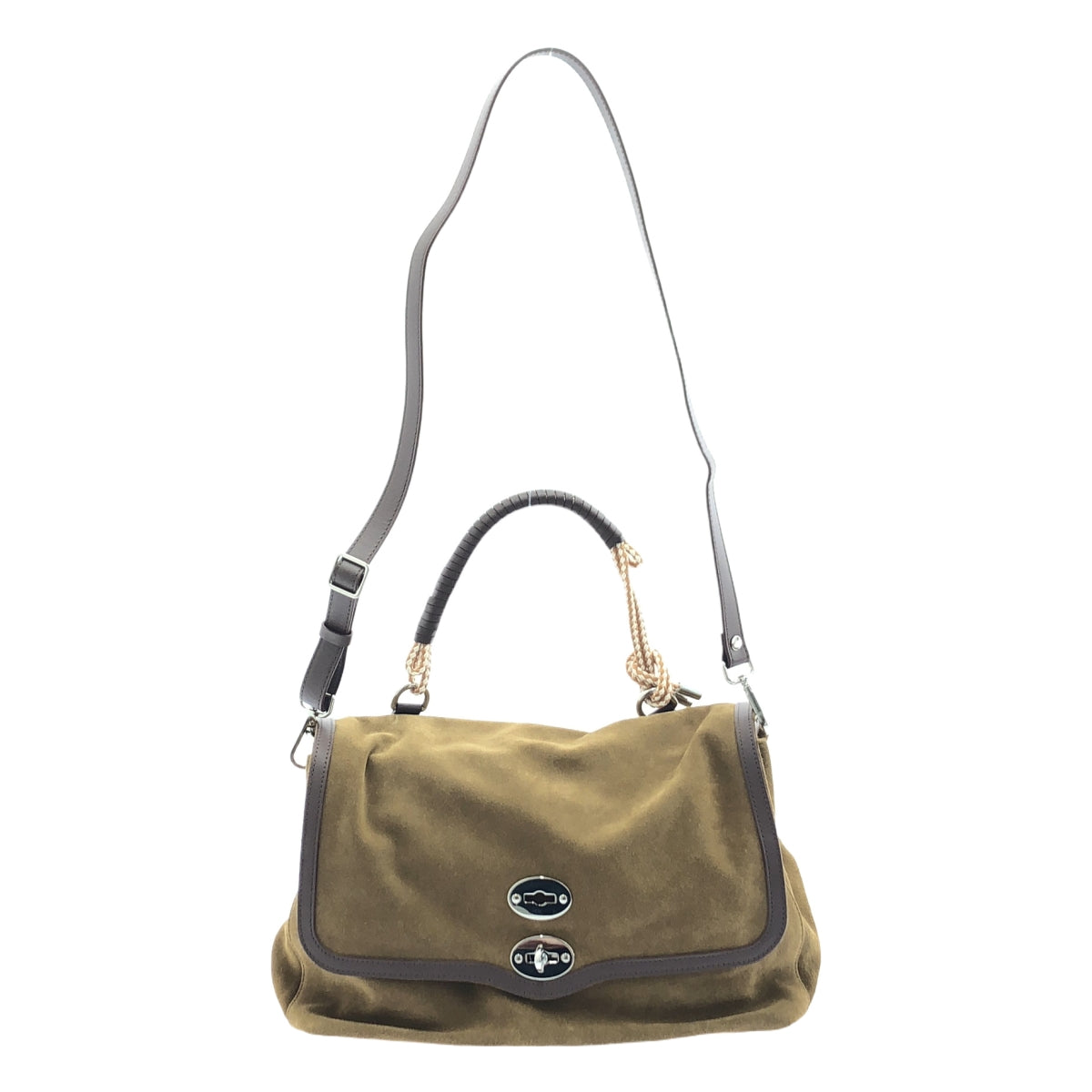 [品相良好] ZANELLATO | 2023SS | Plage SOL LEVANTE M POSTINA 包| SHOPBOP均碼 |駱駝 |女性的