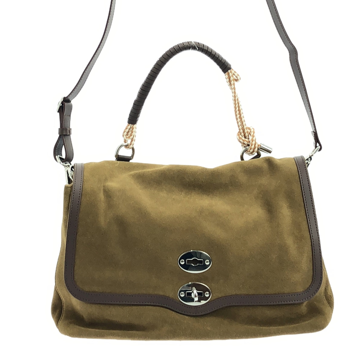 [品相良好] ZANELLATO | 2023SS | Plage SOL LEVANTE M POSTINA 包| SHOPBOP均碼 |駱駝 |女性的