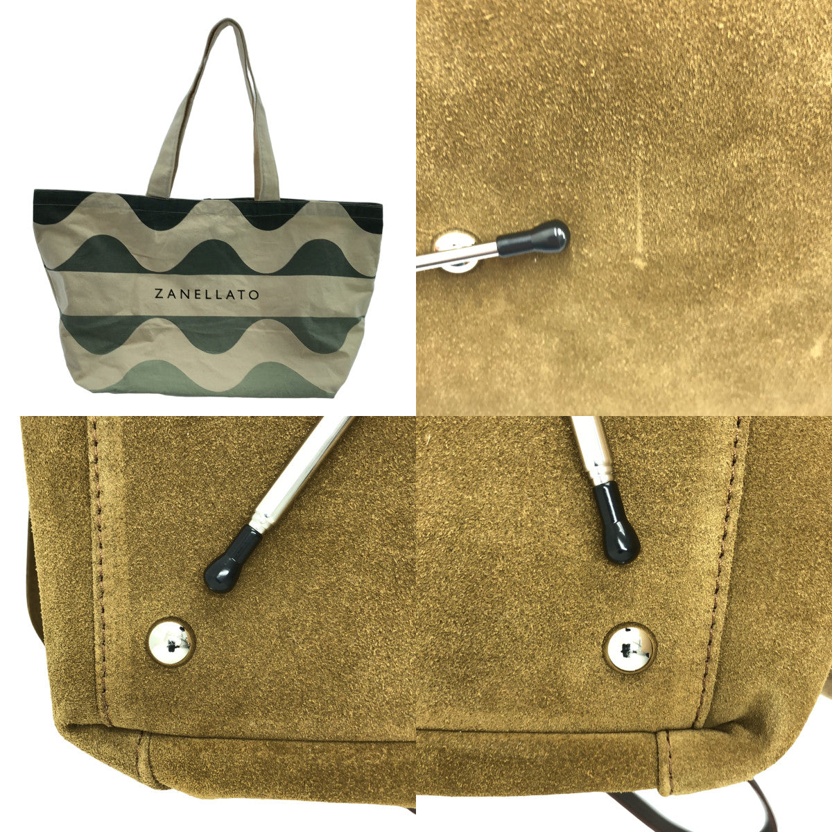 【美品】  ZANELLATO / ザネラート | 2023SS | Plage 取扱い SOL LEVANTE M POSTINA バッグ | フリー | キャメル | レディース