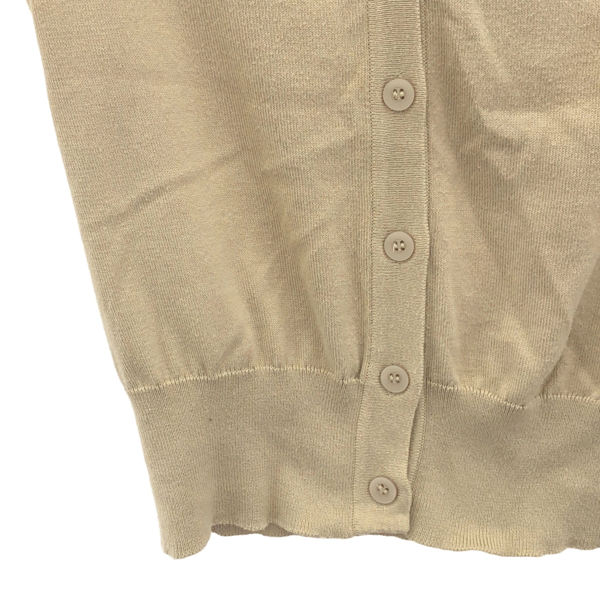 JOHN SMEDLEY / ジョンスメドレー | コットンニット 半袖 カーディガン | S |