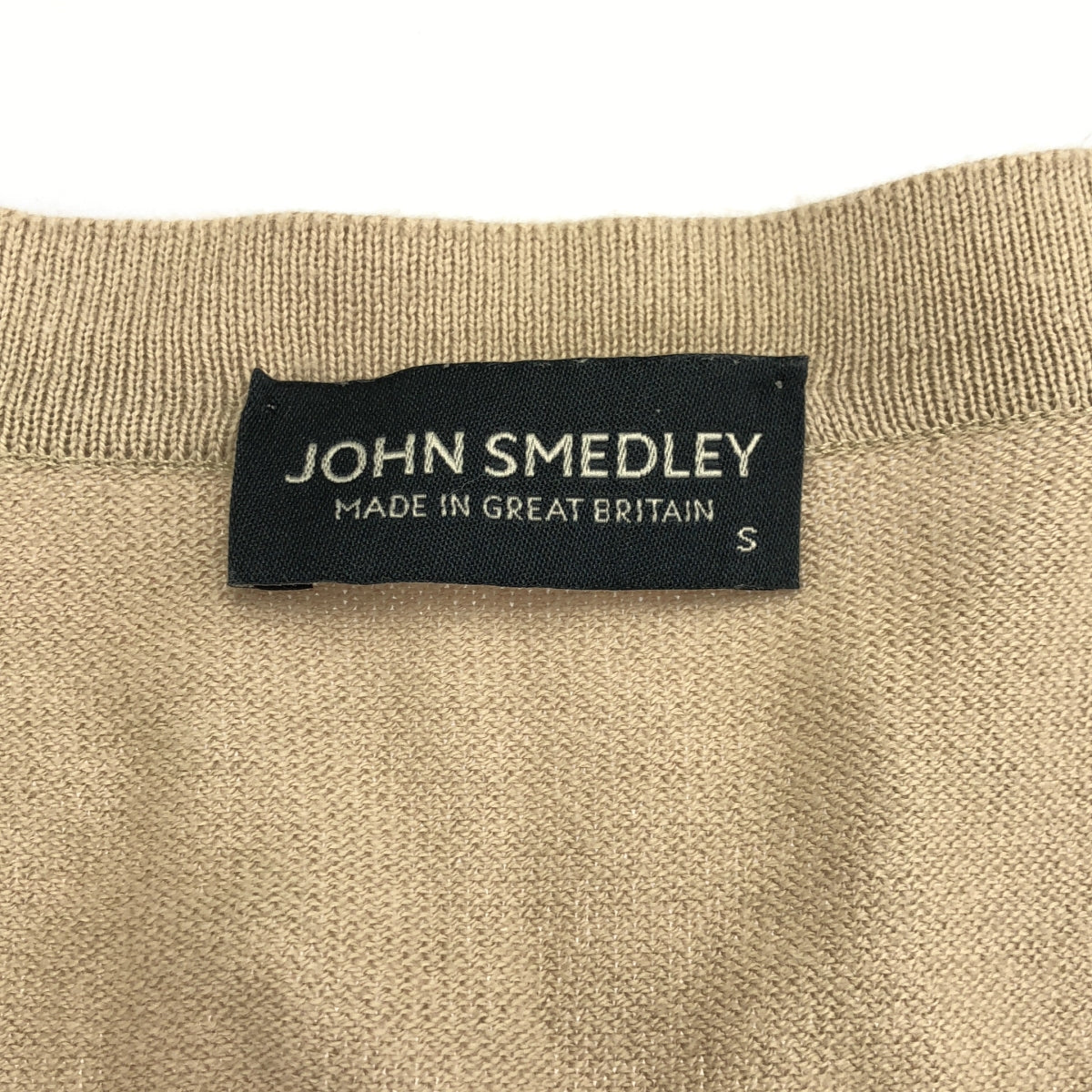 JOHN SMEDLEY / ジョンスメドレー | コットンニット 半袖 カーディガン | S |