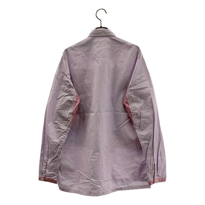 JUNYAWATANABE COMMEdesGARCONS MAN / 준야 와타나베 맨 | 2023SS | 스트라이프 패치워크 셔츠 | S | 남성