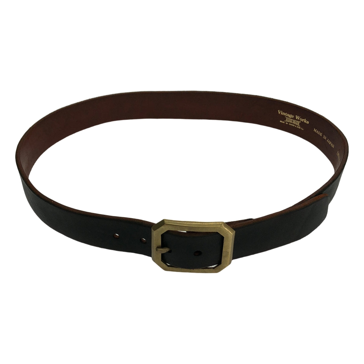 VINTAGE WORKS / Vintage Works | Leather belt 7Hole Leather belt 7 holes Brown core | 35/89 | Other