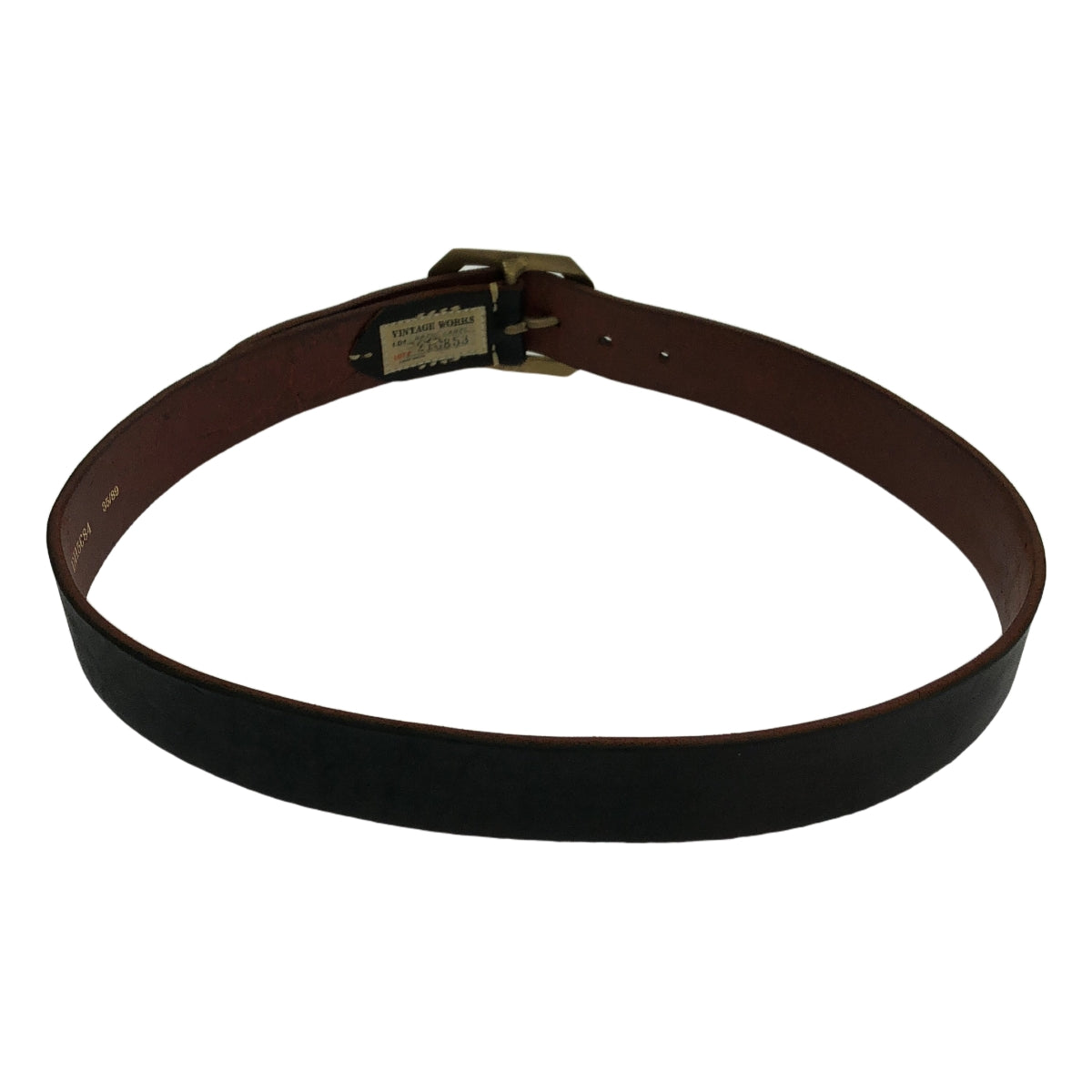 VINTAGE WORKS / Vintage Works | Leather belt 7Hole Leather belt 7 holes Brown core | 35/89 | Other