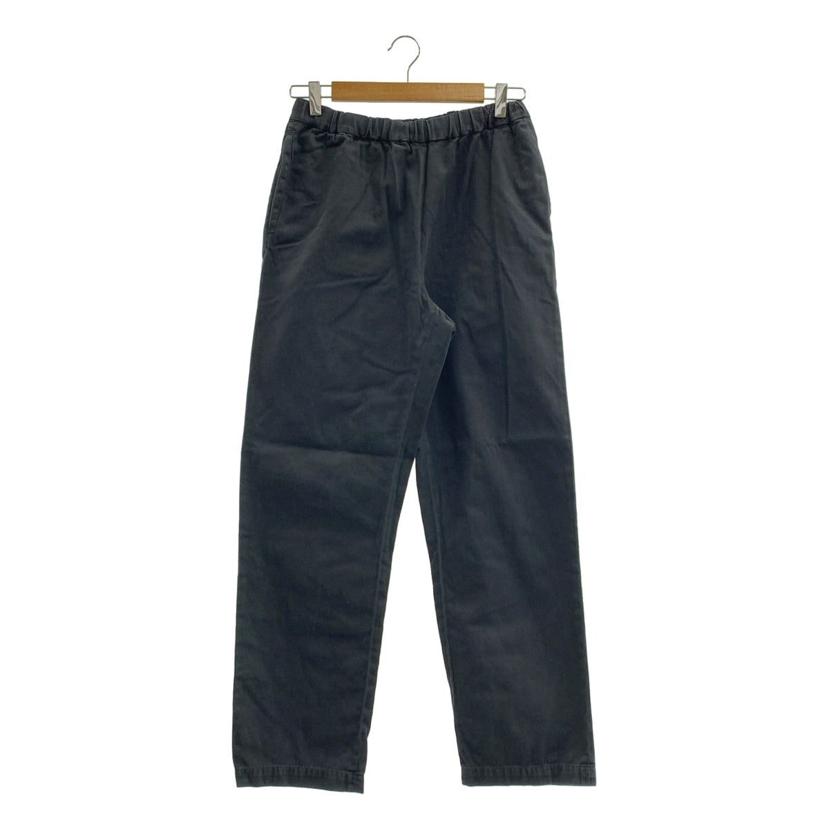 DRIES VAN NOTEN / 드리스 반 노텐 | 제품 염색 코튼 이지 팬츠 | 36 | 블랙 | 여성