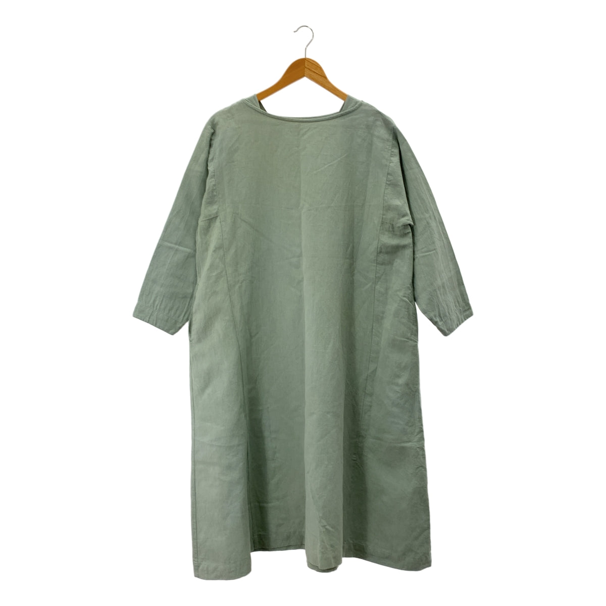 kagure / かぐれ | コットンリネンボートネックワンピース | F | レディース