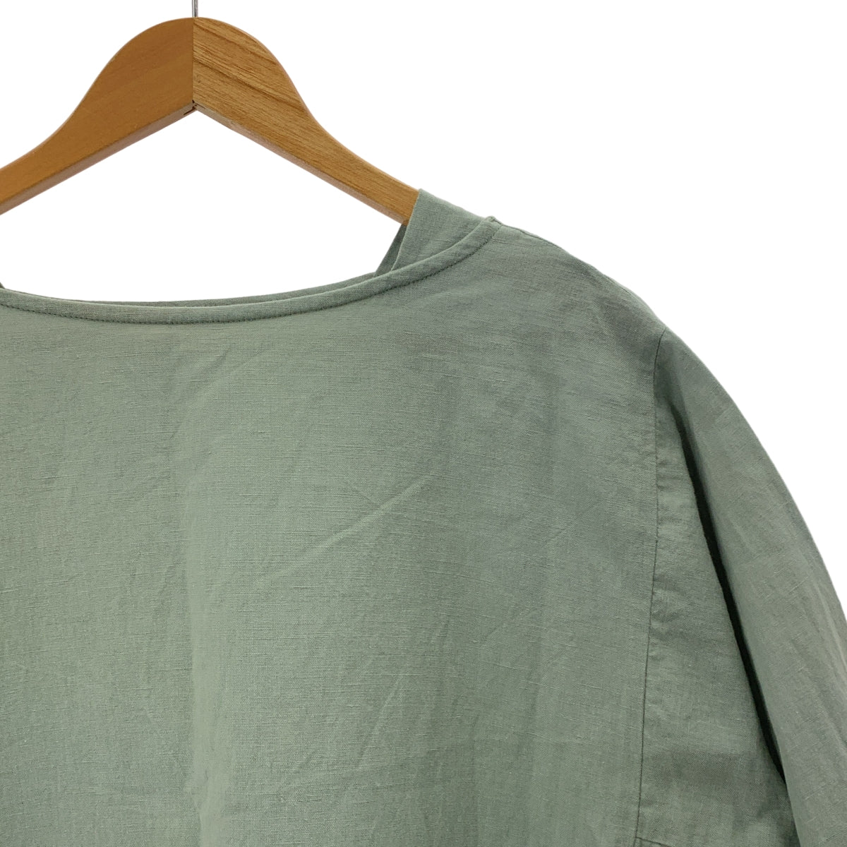 kagure / かぐれ | コットンリネンボートネックワンピース | F | レディース