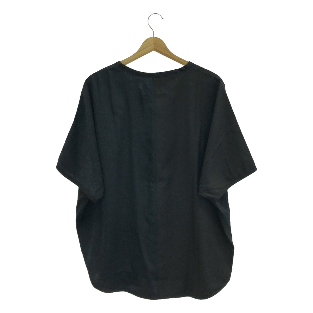 [新] prasthana / Prasthana | Slick Shirt Discord 短袖襯衫 | M |黑色 |男士