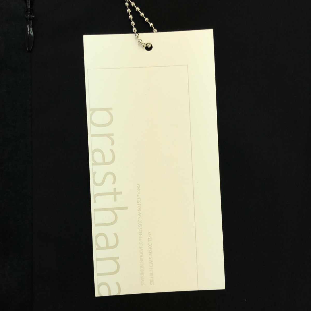 【신품】 prasthana / 프라스타나 | slick shirt discord 반팔 셔츠 | M | 블랙 | 남성