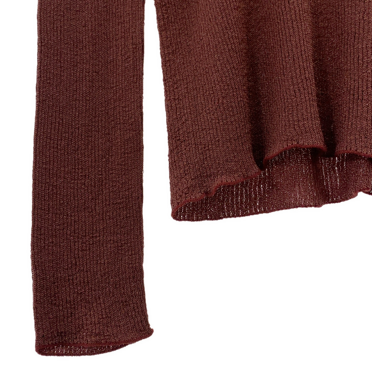 CFCL / シーエフシーエル | 2024AW | RIB LUCENT GLITTER MOCKNECK TOP モックネック ニット | 1 |