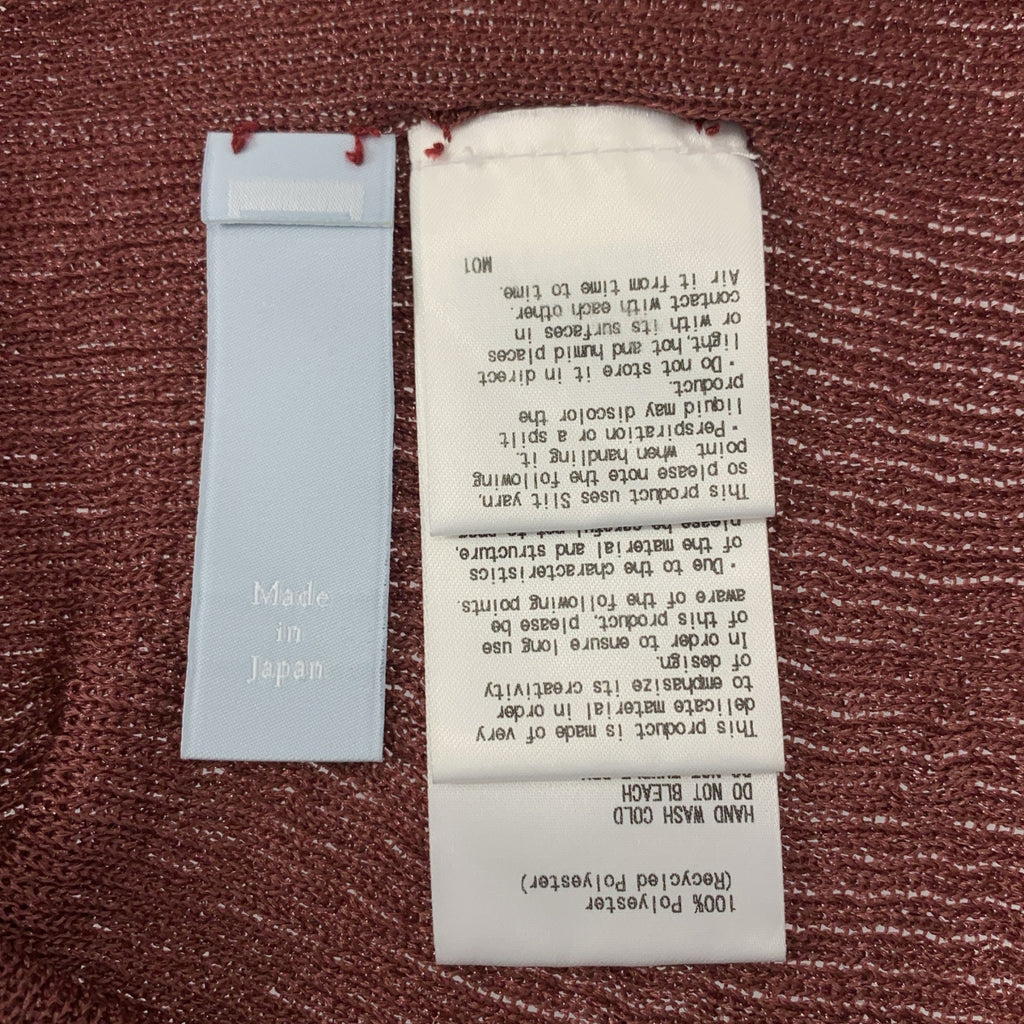 CFCL / シーエフシーエル | 2024AW | RIB LUCENT GLITTER MOCKNECK TOP モックネック ニット | 1 |