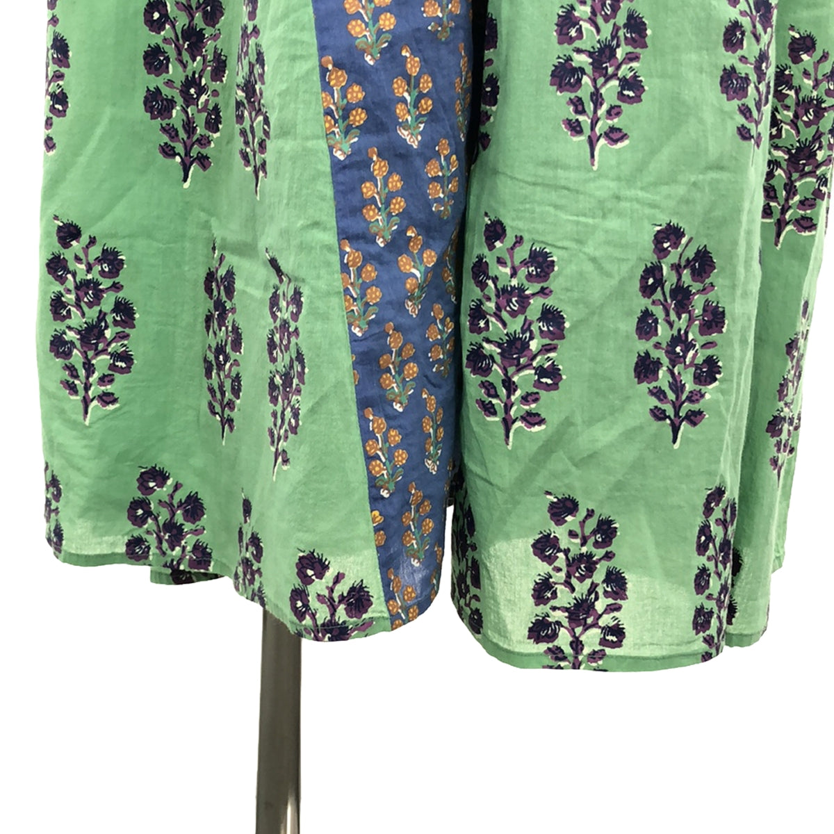 ne Quittez pas / ne Quittez pas | ETHNIC PRINT PANEL DRESS | S | Green | Women's