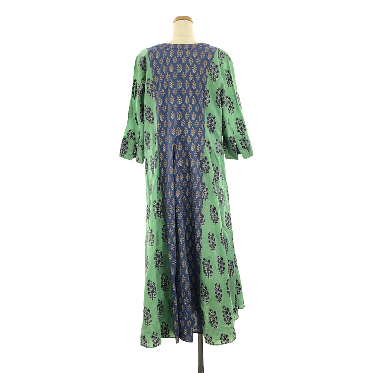 ne Quittez pas / ne Quittez pas | ETHNIC PRINT PANEL DRESS | S | Green | Women's