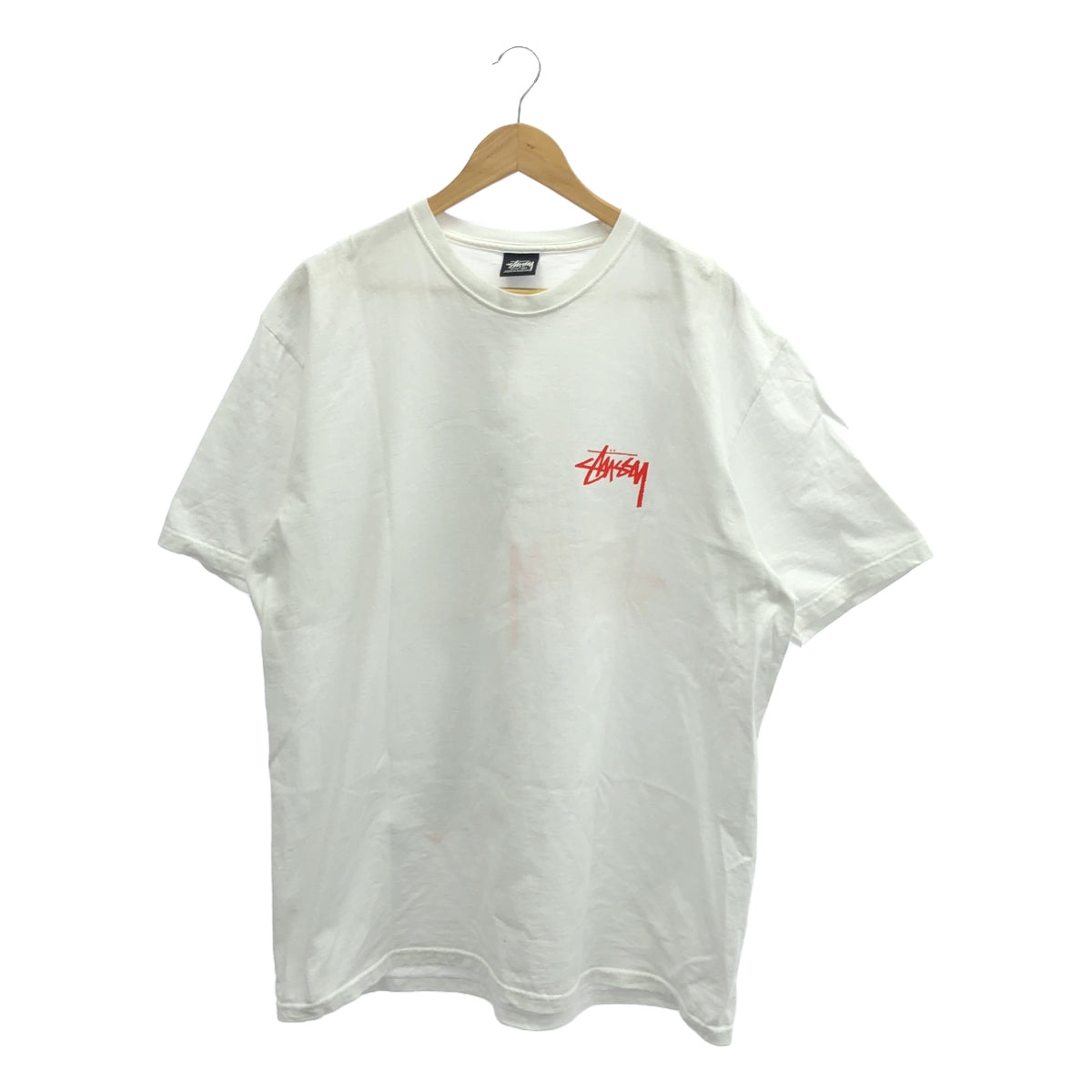 STUSSY / 스테이시 | Skate Tough Tee / 양면 프린트 티셔츠 컷소우 | XL | 남성