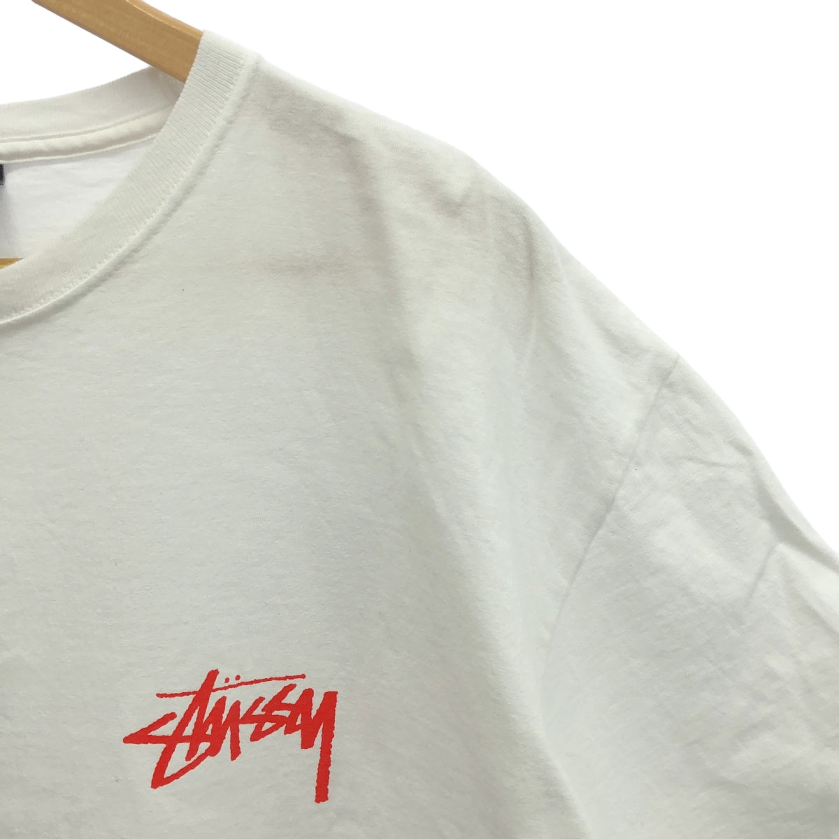 STUSSY / 스테이시 | Skate Tough Tee / 양면 프린트 티셔츠 컷소우 | XL | 남성