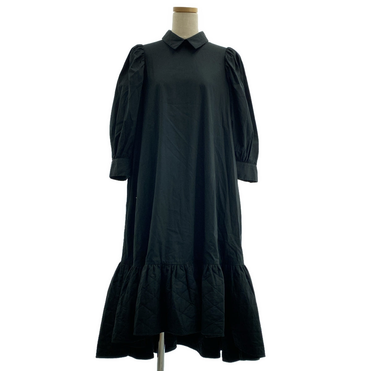 noir kei ninomiya / ノワールケイニノミヤ | 2021SS | キルティング パフスリーブ ワンピース | S | レディース
