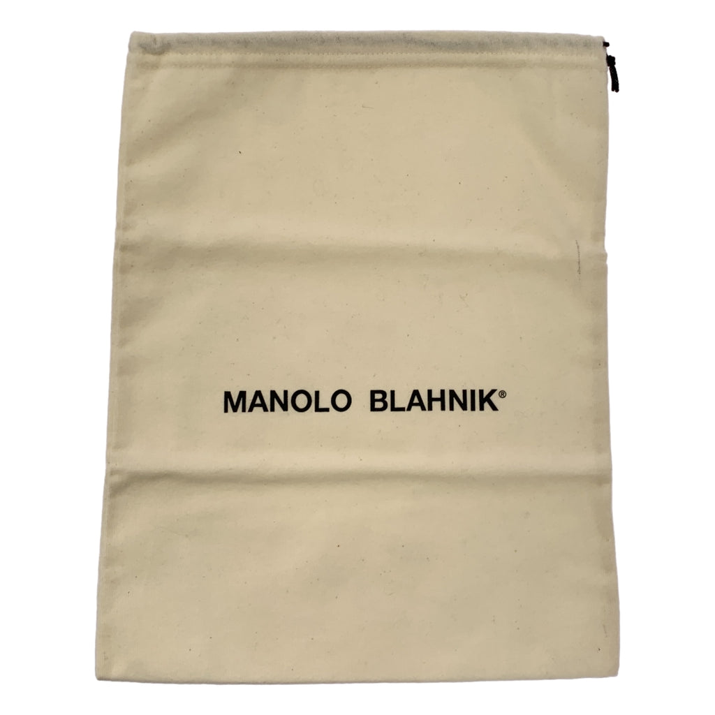 MANOLO BLAHNIK / 마노로브라니크 | 가죽 포인티드 투 슬링백 힐 펌프스 | 36 | 여성