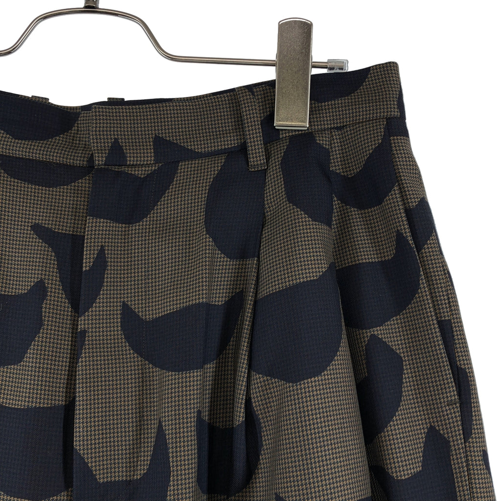 mina perhonen | anone anone | 100% 絲質 | 絲質全印花雙褶寬褲 | 有襯裡 | 38 碼 | 女款