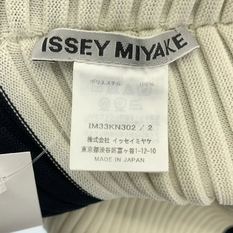 ISSEY MIYAKE / イッセイミヤケ | 2023AW | 変形 リブ プリーツ ニット プルオーバー | 2 | レディース