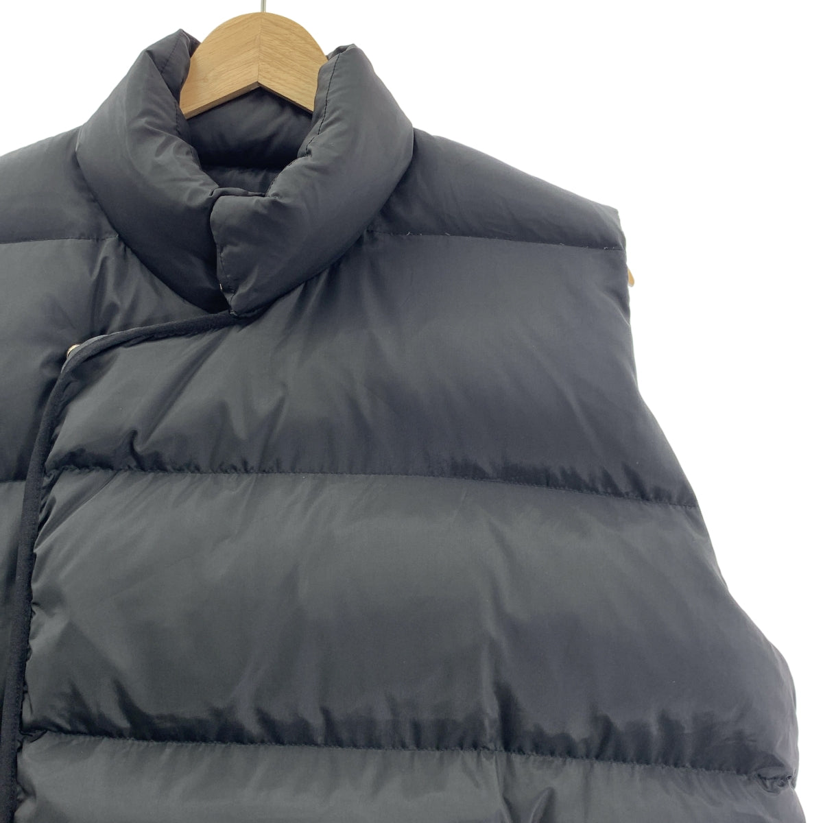 【美品】  NEARBYME / ニアーバイミー | オーバーサイズ ダウン ベスト | S | ブラック | レディース