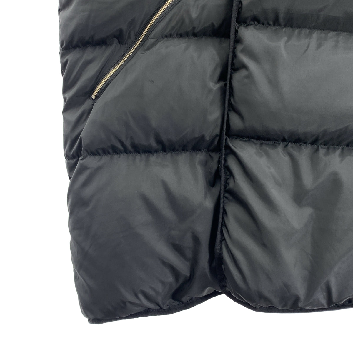 【美品】  NEARBYME / ニアーバイミー | オーバーサイズ ダウン ベスト | S | ブラック | レディース