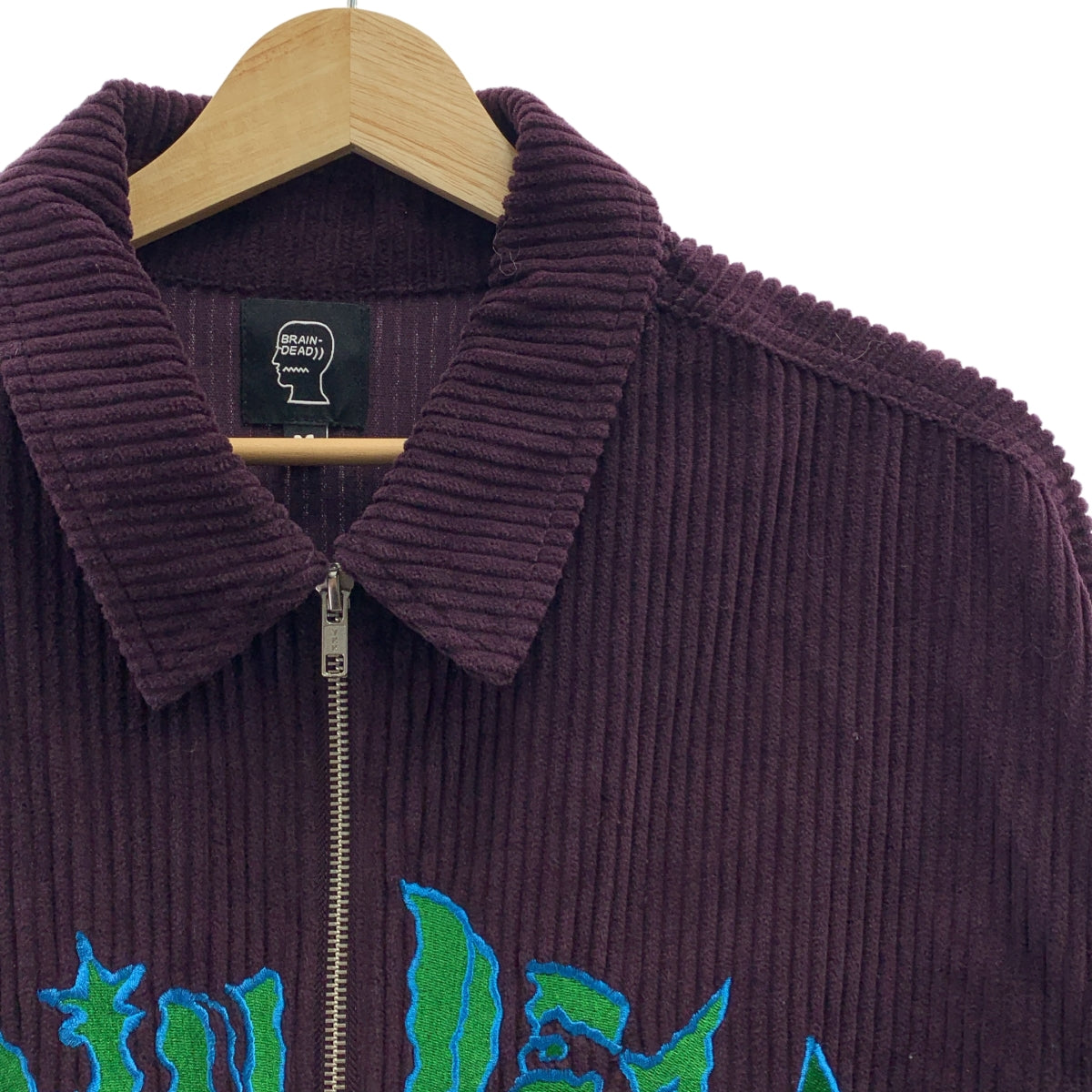 BRAIN DEAD / ブレインデッド | COBBLESTONE CORD SHIRT JACKET コーデュロイジャケット | M | バーガンディー | メンズ
