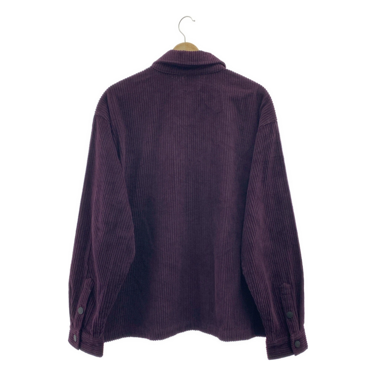BRAIN DEAD / ブレインデッド | COBBLESTONE CORD SHIRT JACKET コーデュロイジャケット | M | バーガンディー | メンズ