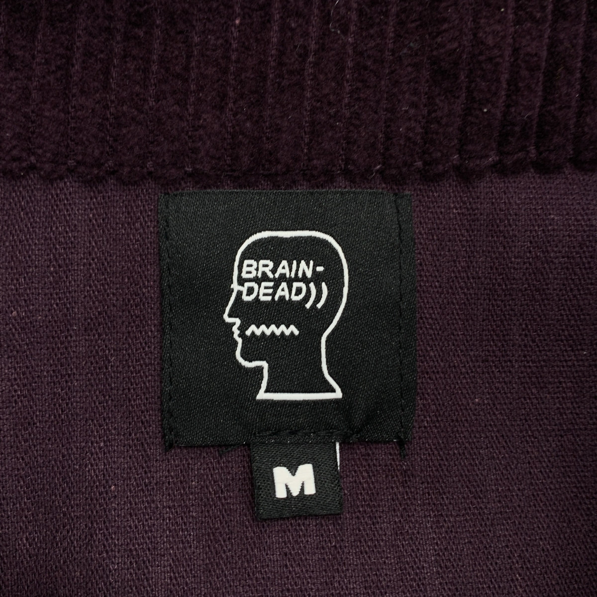 BRAIN DEAD / ブレインデッド | COBBLESTONE CORD SHIRT JACKET コーデュロイジャケット | M | バーガンディー | メンズ