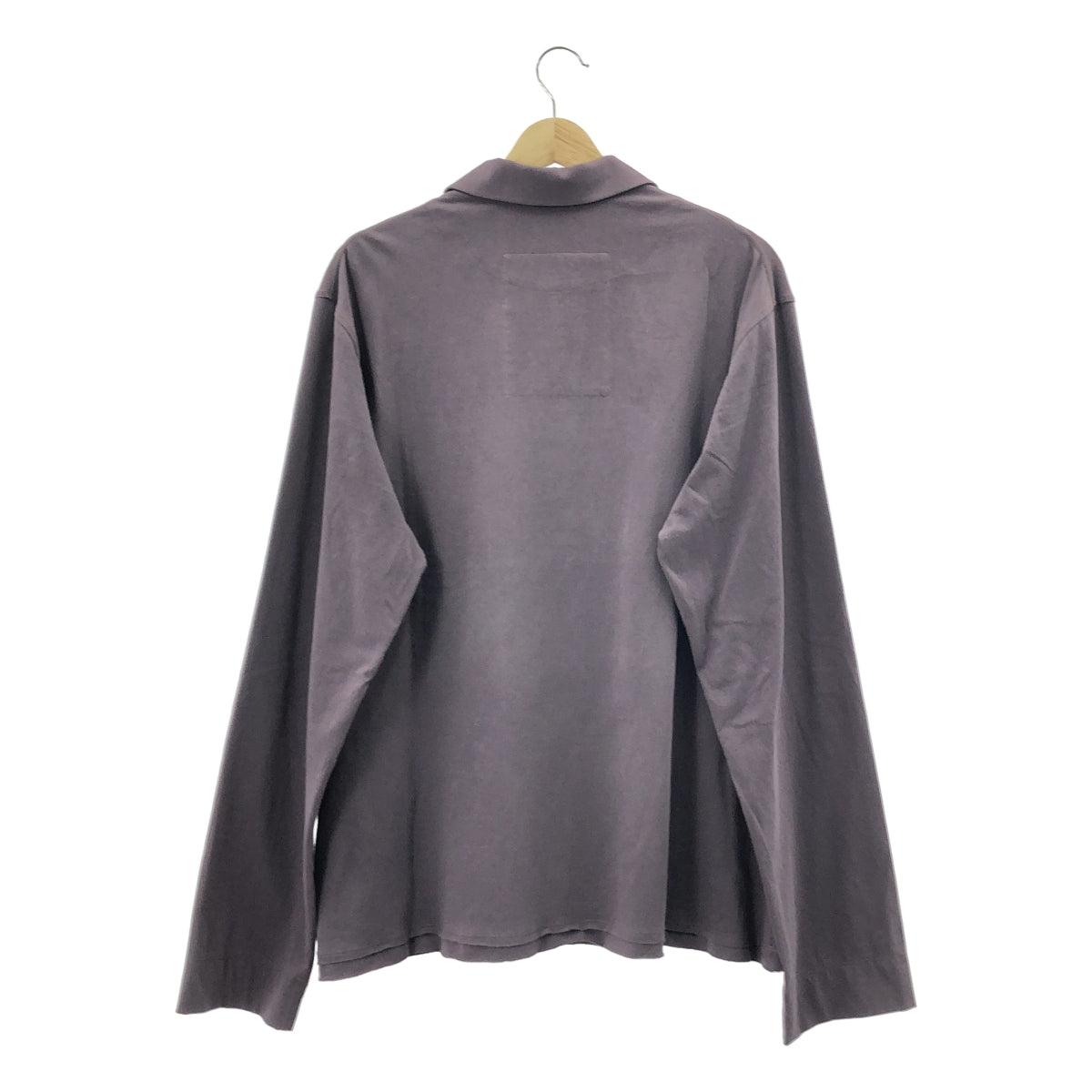【美品】  ziggy chen / ジギーチェン | 2025SS | Jersey Rugby Shirt コットン ジャージー ラグビーシャツ | 44 | パープル | メンズ