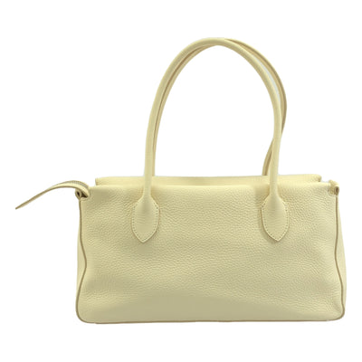 [新品] THE ROW | W1285 L133 E/W 頂部提把手提包 |牛奶 PLD |女性的