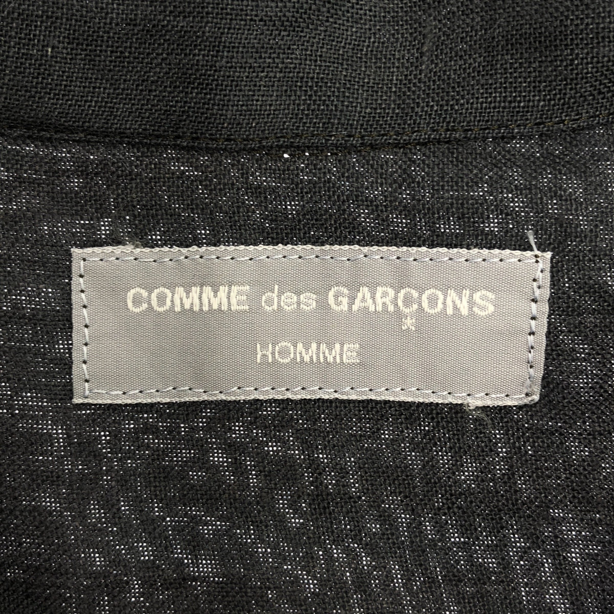 COMME des GARCONS HOMME / 컴데 갤슨 옴므 | 1990s ~ 다나카 옴므 린넨 오버 셔츠 |