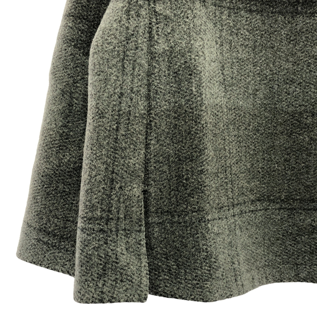 【美品】  IRENISA / イレニサ | 2022AW | SQUARE NECK PULL OVER SHIRT / スクエアネックプルオーバーシャツ | 2 | ブラック/グレー | メンズ